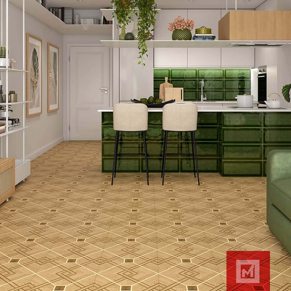 Imagen de Piso Cerámico Madera Nitza Beige 36X36 3